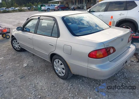 2001 Toyota Corolla Le из США, поврежденный, VIN 2T1BR12E21C470356